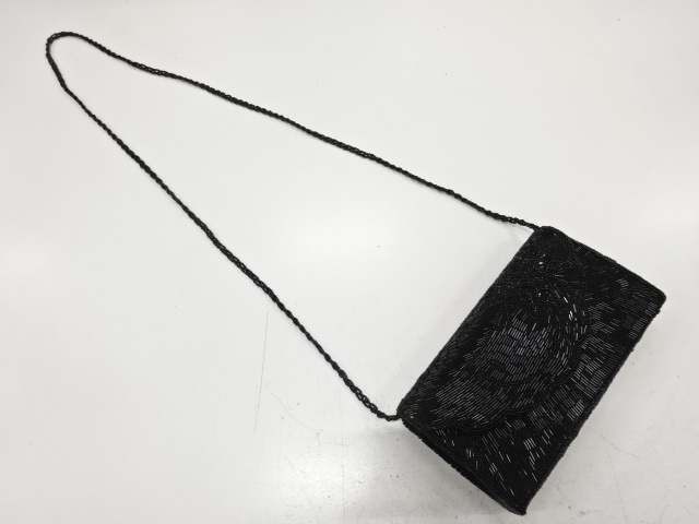 JAPANESE KIMONO / SHOULDER BAG / BEADS /